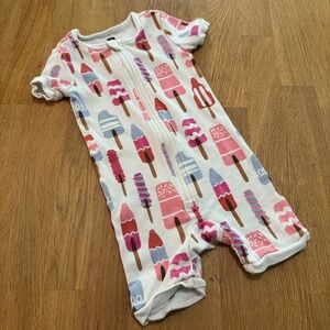 Tea Collection 12-18 MONTHS 100% Cotton Ice Cream Bodysuit Jumpsuit Romper